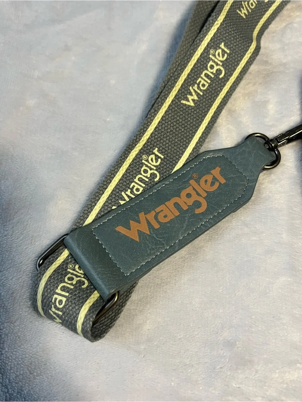 Wrangler Blue/Gray Crossbody CellPhone Purse Detachable Coin Case